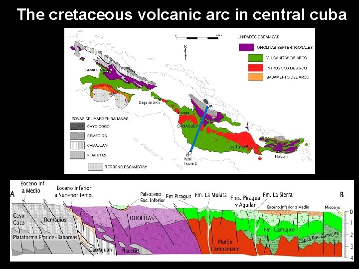 The cretaceous volcanic arc in central cuba 