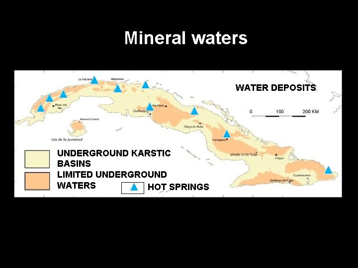Mineral waters WATER DEPOSITS UNDERGROUND KARSTIC BASINS LIMITED UNDERGROUND WATERS HOT SPRINGS 
