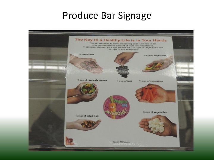 Produce Bar Signage 