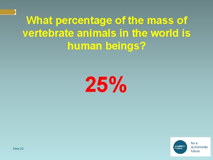 What percentage of the mass of vertebrate animals in the world is human beings?