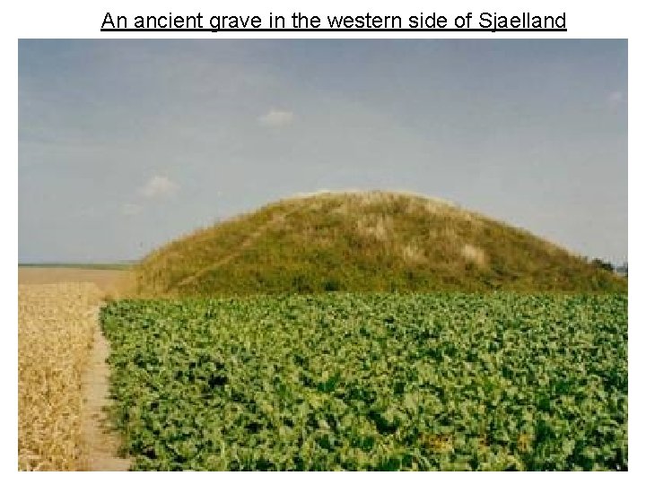 An ancient grave in the western side of Sjaelland 