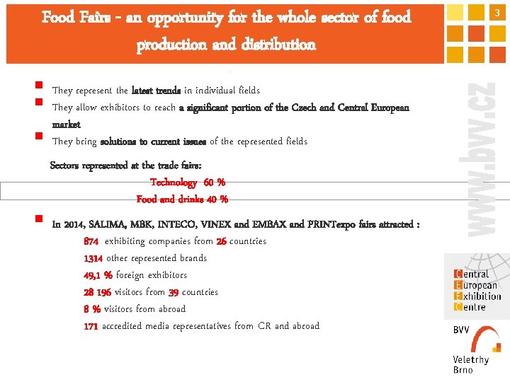 Food Fairs - an opportunity for the whole sector of food production and distribution
