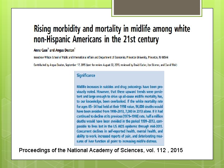 Proceedings of the National Academy of Sciences, vol. 112 , 2015 