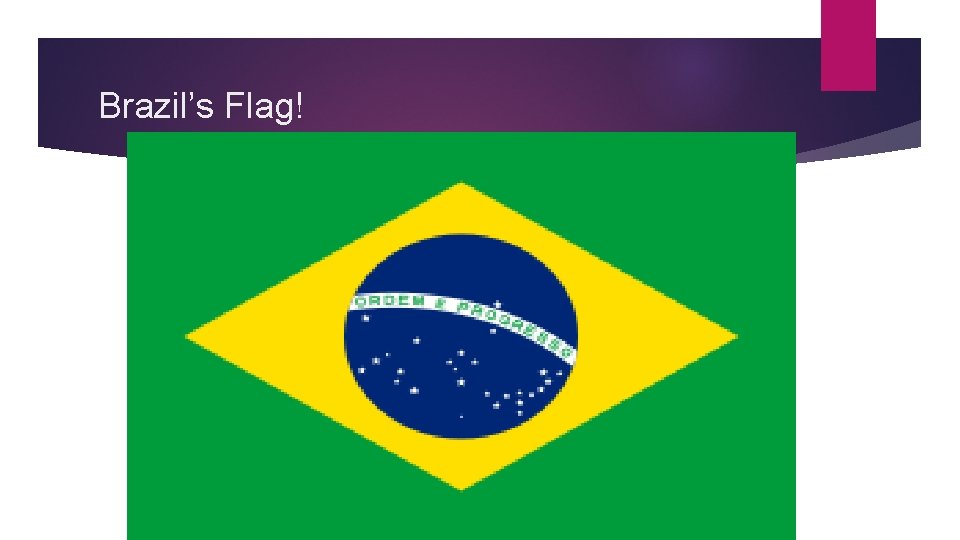 Brazil’s Flag! 