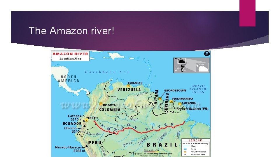 The Amazon river! 