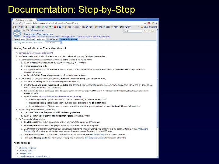 Documentation: Step-by-Step 