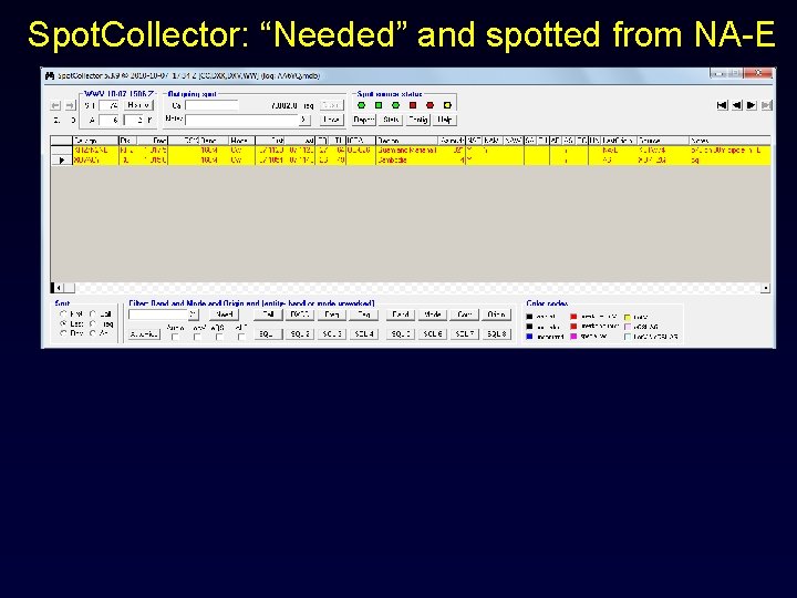 Spot. Collector: “Needed” and spotted from NA-E 