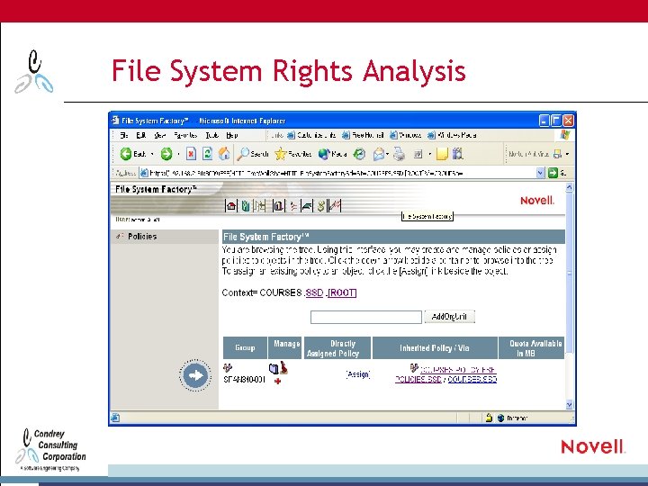 File System Rights Analysis 