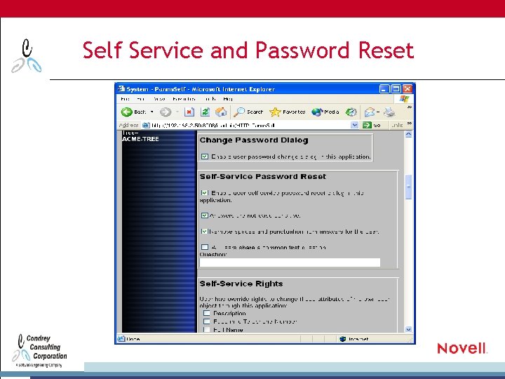 Self Service and Password Reset 