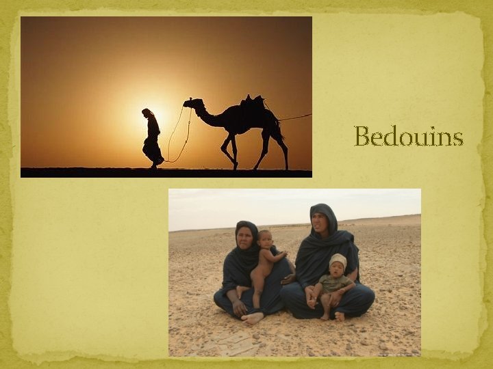 Bedouins 