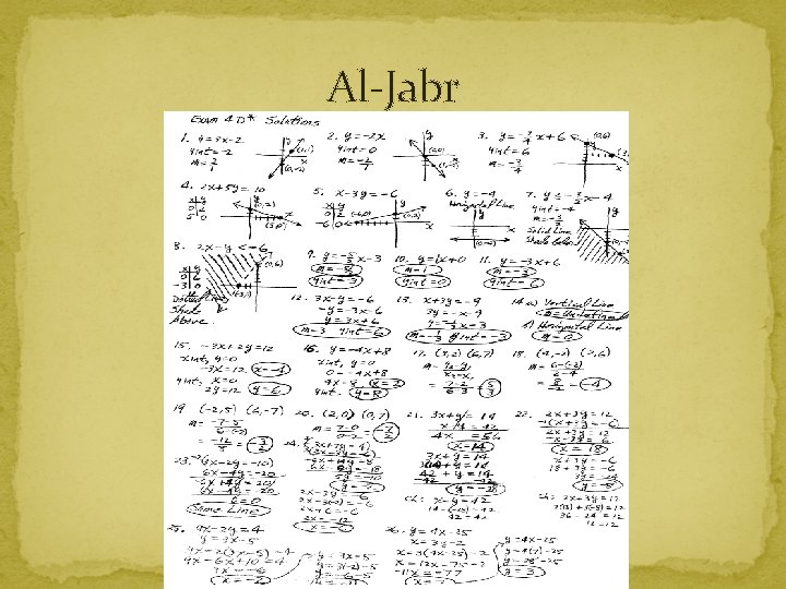 Al-Jabr Algebra ________ was invented. 