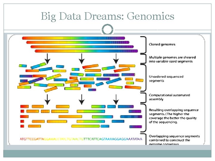 Big Data Dreams: Genomics 