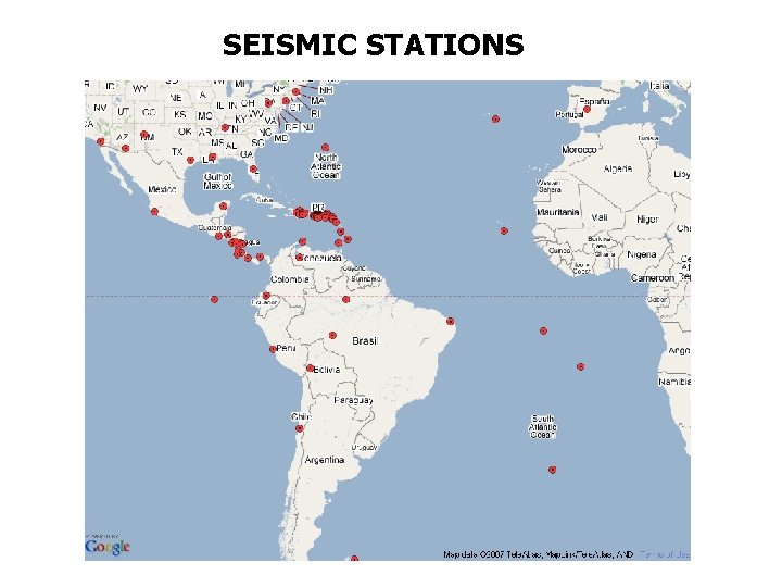 SEISMIC STATIONS 