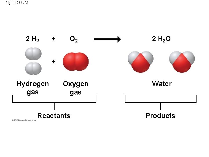 Figure 2. UN 03 2 Hydrogen gas + O 2 2 H 2 O