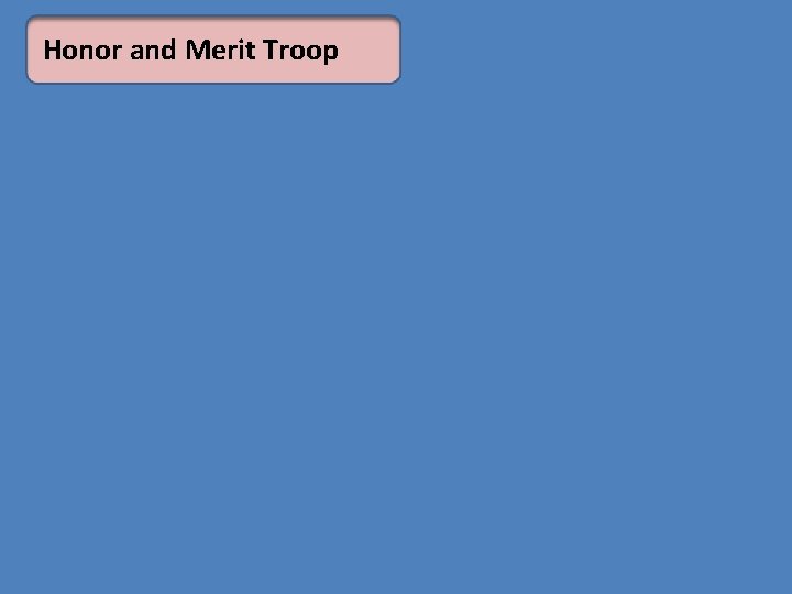 Honor and Merit Troop Honor and Merit Troop