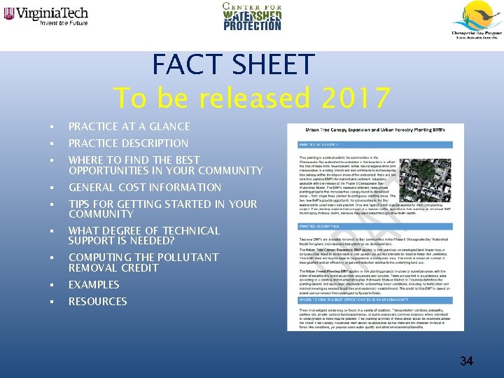 FACT SHEET To be released 2017 § PRACTICE AT A GLANCE § PRACTICE DESCRIPTION