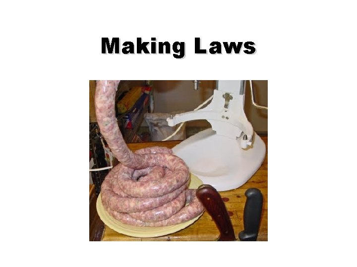 Making Laws 