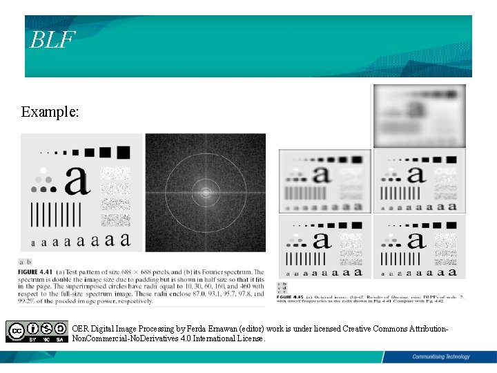 BLF Example: OER Digital Image Processing by Ferda Ernawan (editor) work is under licensed