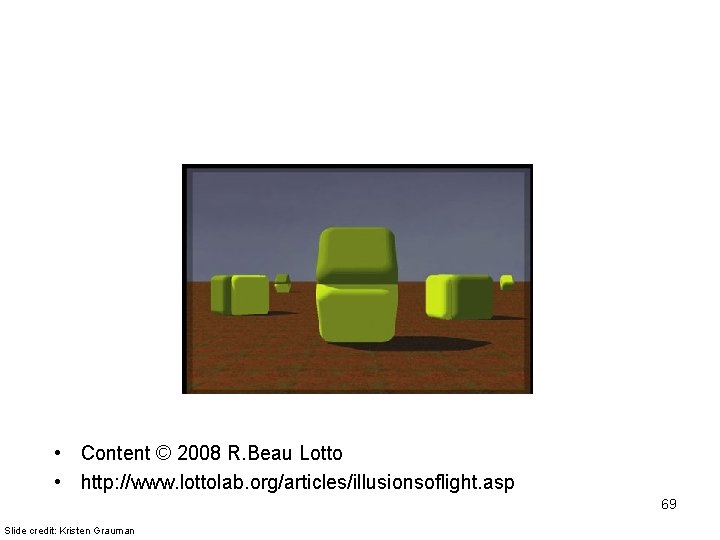  • Content © 2008 R. Beau Lotto • http: //www. lottolab. org/articles/illusionsoflight. asp