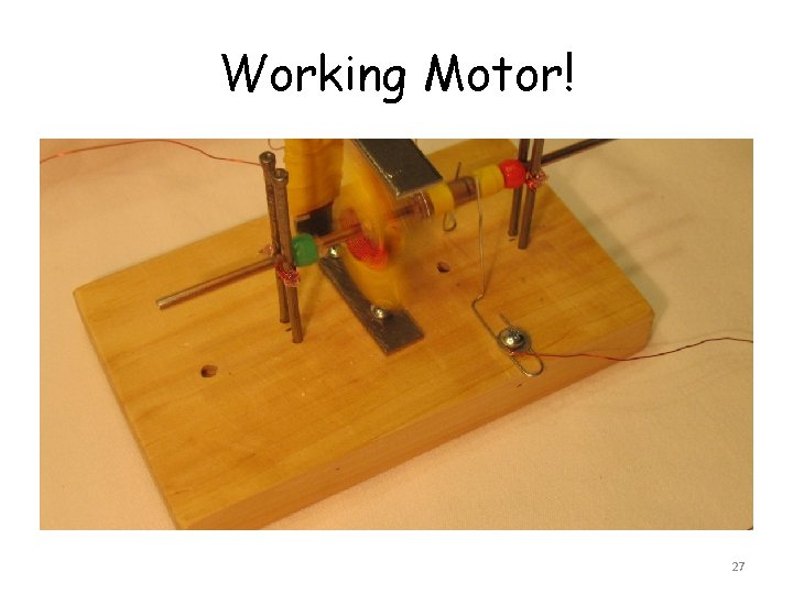 Working Motor! 27 