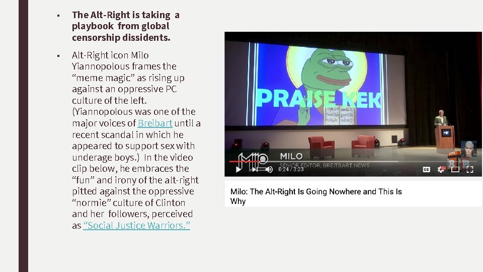 ■ The Alt-Right is taking a playbook from global censorship dissidents. ■ Alt-Right icon