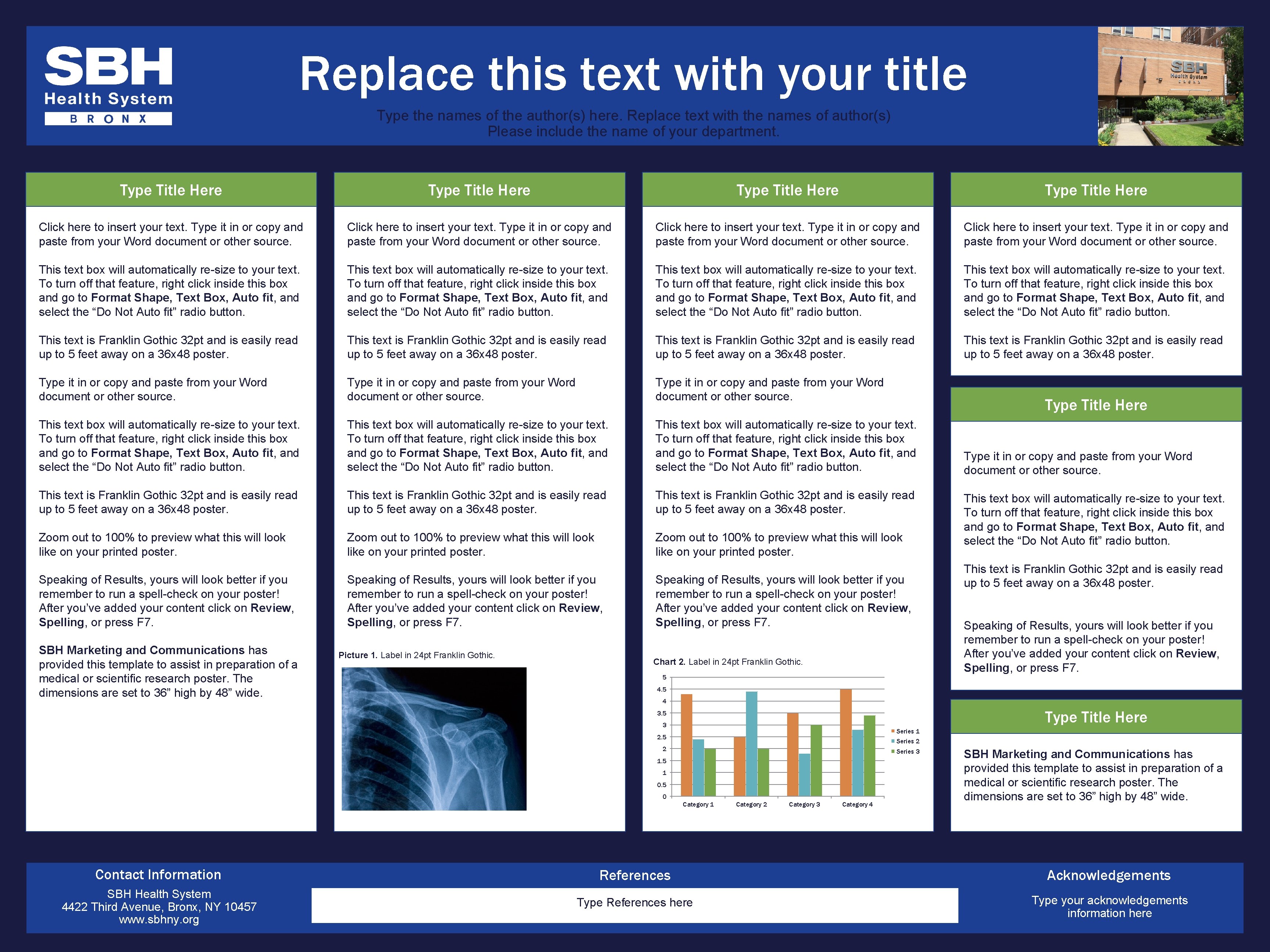 Replace this text with your title SBH Health System 4422 Third Avenue Bronx, NY