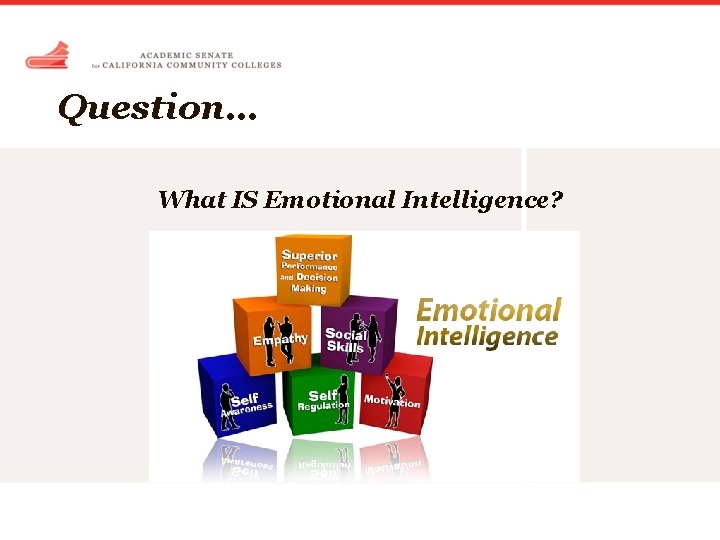 Question… What IS Emotional Intelligence? 