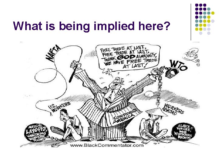 What is being implied here? 