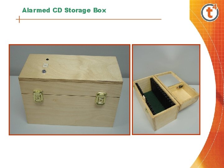 Alarmed CD Storage Box 