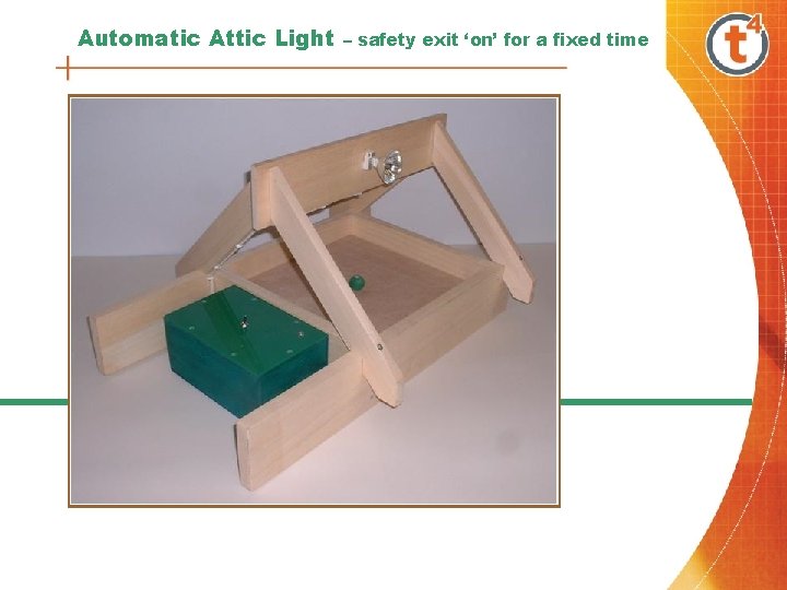 Automatic Attic Light – safety exit ‘on’ for a fixed time 