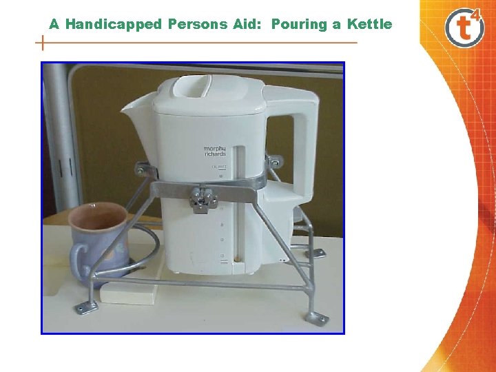 A Handicapped Persons Aid: Pouring a Kettle 