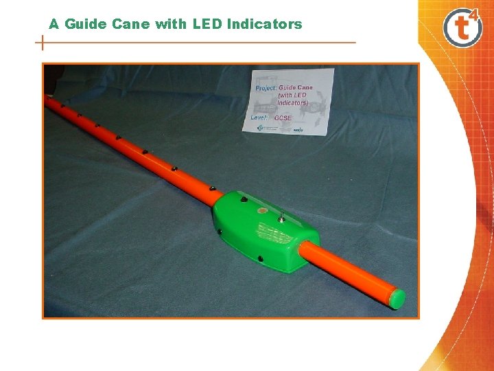 A Guide Cane with LED Indicators 