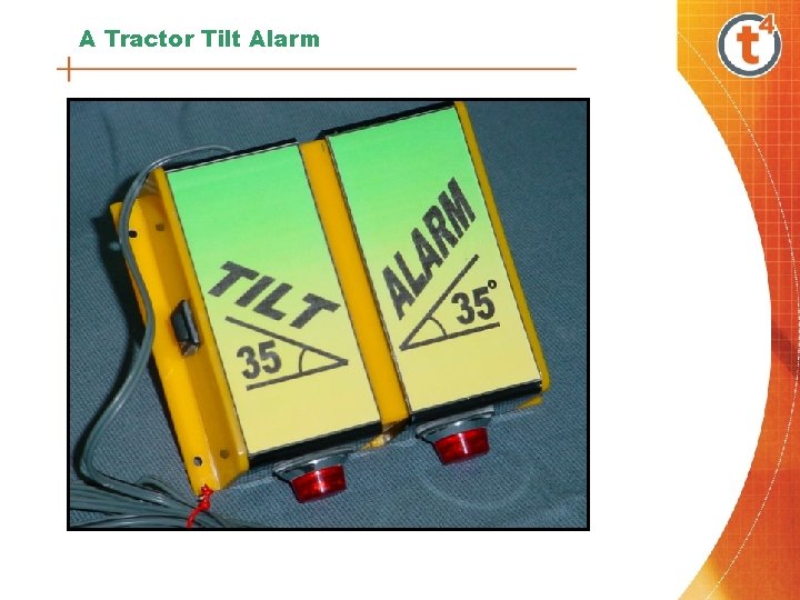 A Tractor Tilt Alarm 