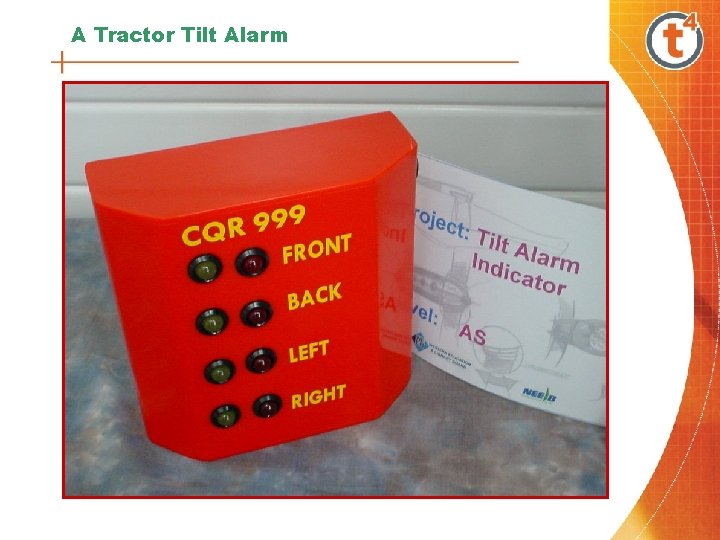 A Tractor Tilt Alarm 