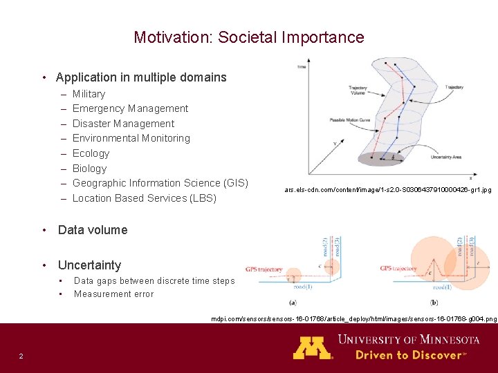 Motivation: Societal Importance • Application in multiple domains – – – – Military Emergency