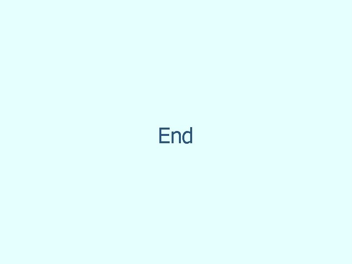 End 