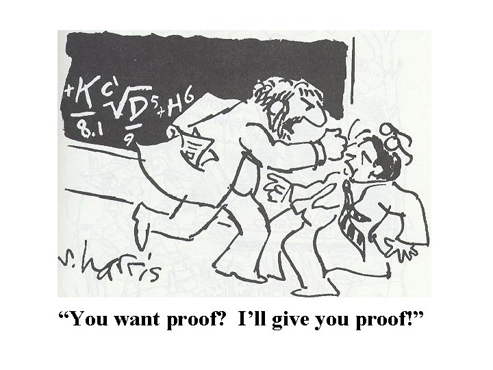 “You want proof? I’ll give you proof!” 