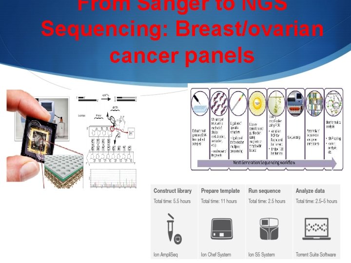 From Sanger to NGS Sequencing: Breast/ovarian cancer panels 