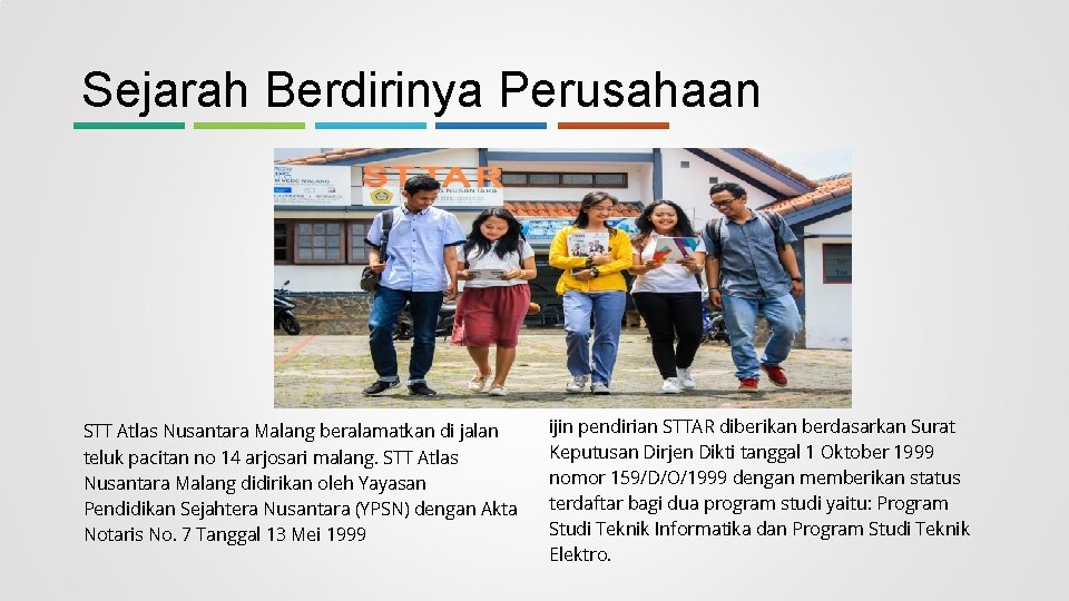 Sejarah Berdirinya Perusahaan STT Atlas Nusantara Malang beralamatkan di jalan teluk pacitan no 14