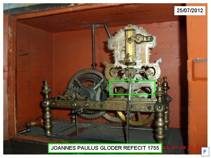 25/07/2012 JOANNES PAULUS GLODER REFECIT 1755 F 