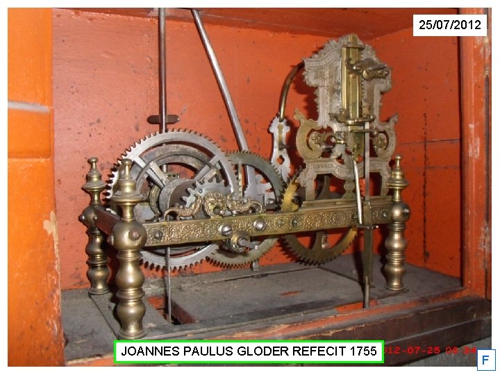 25/07/2012 JOANNES PAULUS GLODER REFECIT 1755 F 