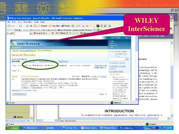 WILEY Inter. Science 