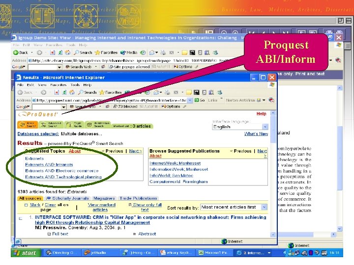 Proquest ABI/Inform 