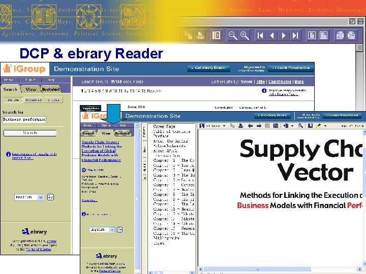 DCP & ebrary Reader 