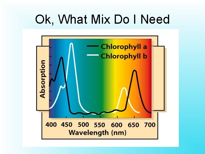 Ok, What Mix Do I Need 