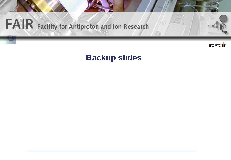 Backup slides 