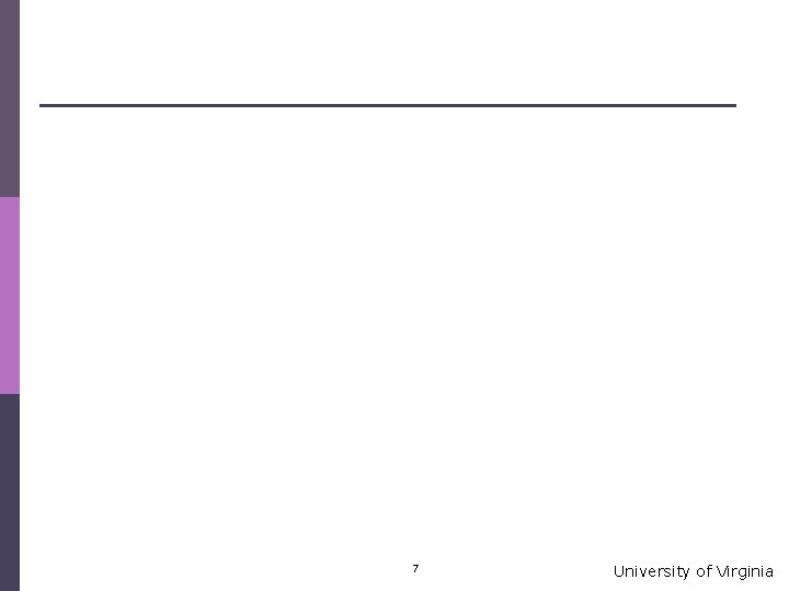 7 University of Virginia 