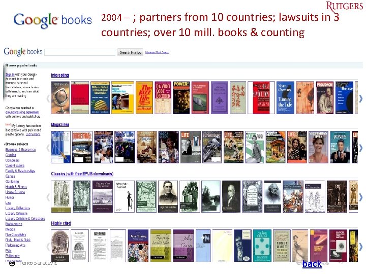2004 – ; partners from 10 countries; lawsuits in 3 countries; over 10 mill.