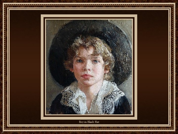 Boy in Black Hat 