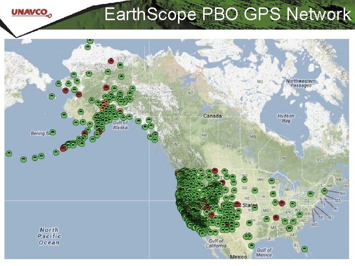 Earth. Scope PBO GPS Network 